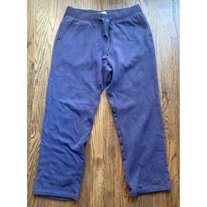 UGG Pants Mens Size Large Fleece Joggers Sweatpants Stretch Lounge Blue Violet